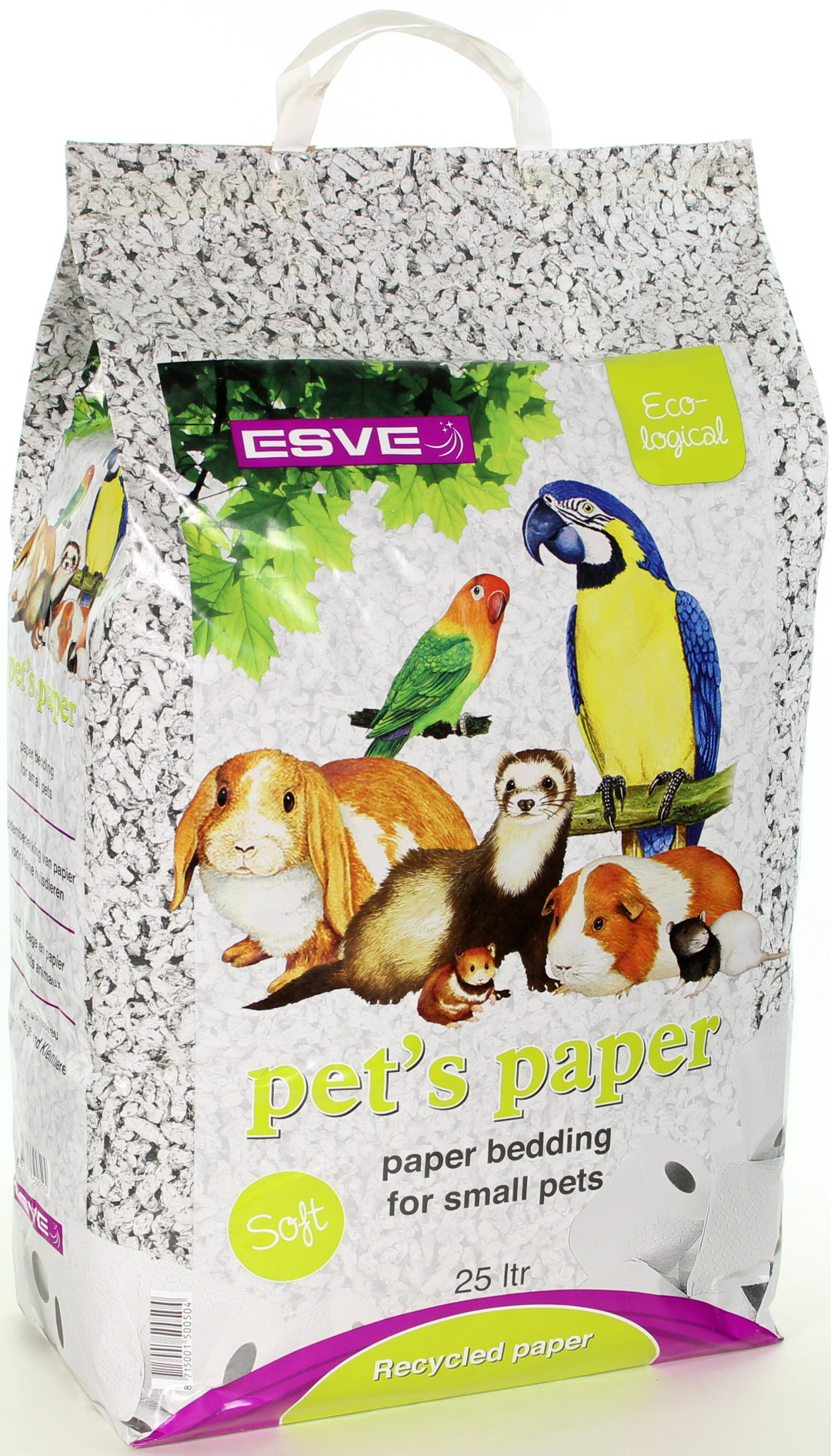 ESVE Pet's Paper bedding 25 ltr | Hofstede Dier & Tuin